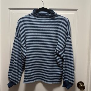 Aeropostale Blue Striped Sweater
